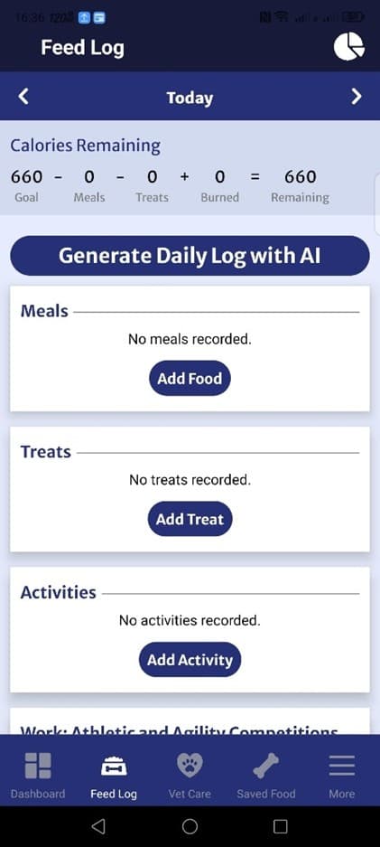 Your Dog’s Dashboard & Daily Log screenshot 8